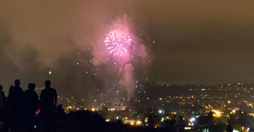 Santa Fe Hills Fireworks 